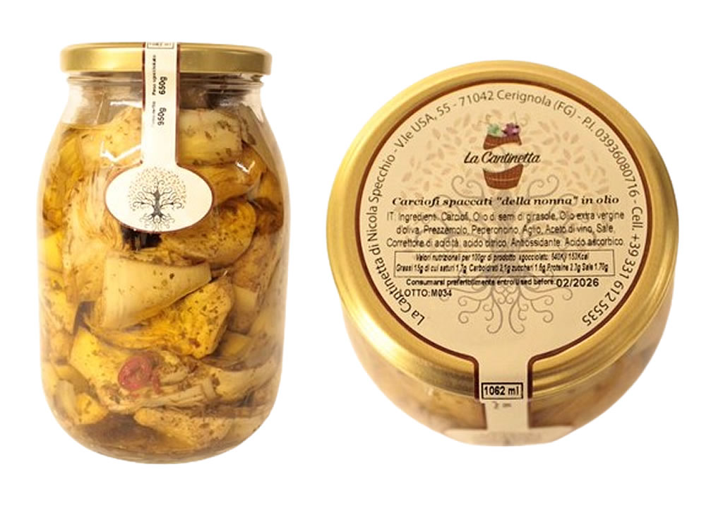 Carciofi spaccati della nonna