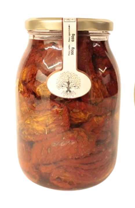 pomodori secchi in olio in vaso vetro da 1kg la cantinetta puglia