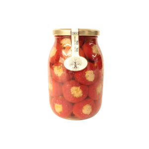 Peperoncini ripieni con tonno in olio in vaso vetro da 1kg la cantinetta puglia